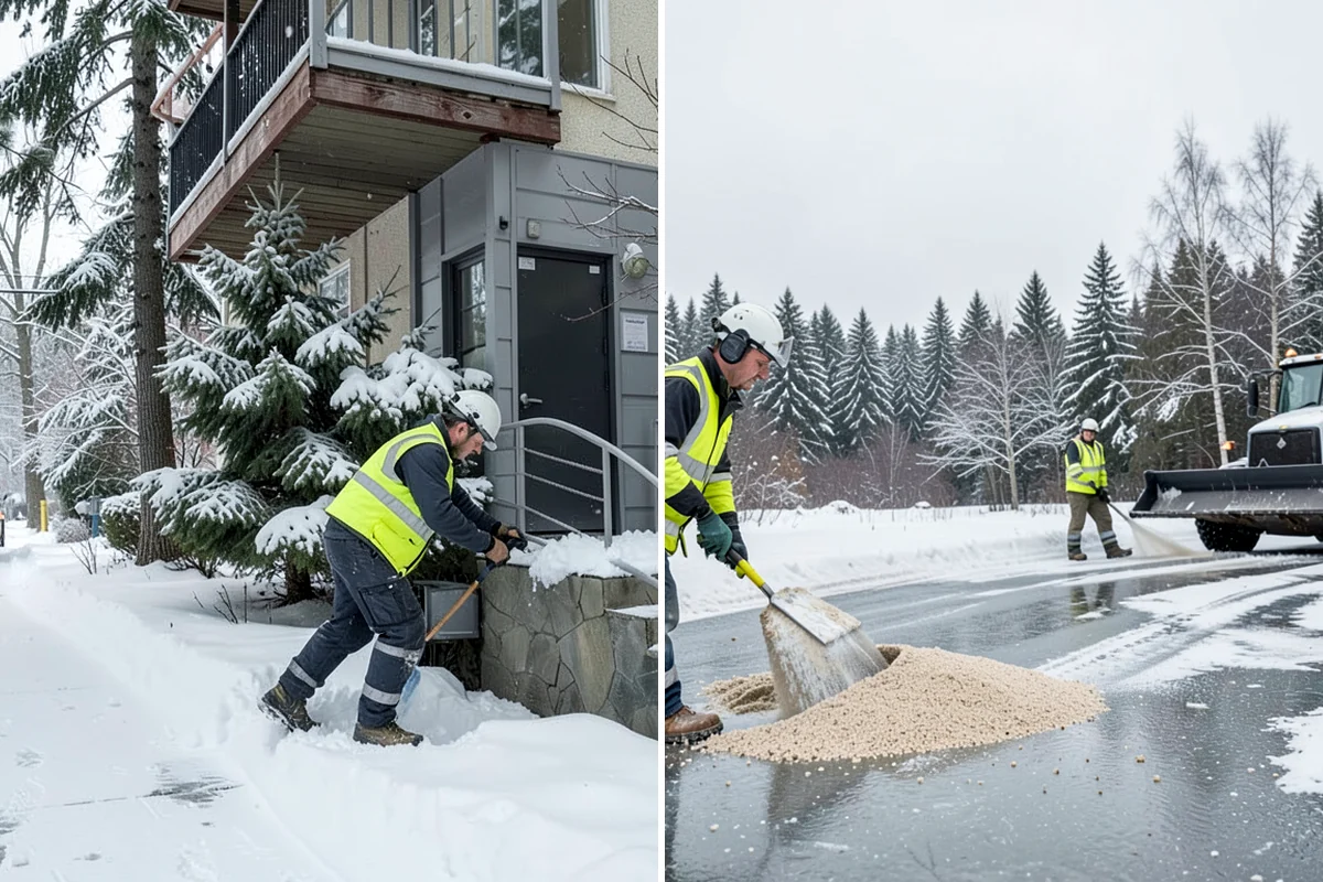 Compact Equipment Snow Removal in DuPont, Pierce County, WA - Assess access points and surface sensitivity