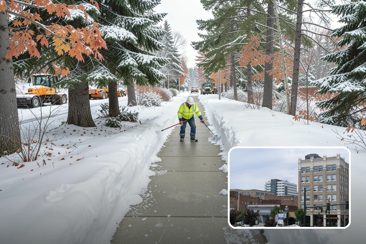 Compact Equipment Snow Removal in Everett, Snohomish County, WA - Access to gated and enclosed spaces