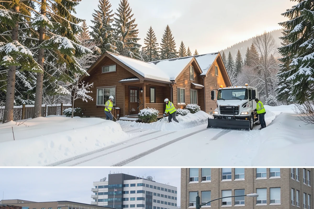 Compact Equipment Snow Removal in Everett, Snohomish County, WA - Compact equipment is most requested for enclosed spaces during peak snow from December to February.
