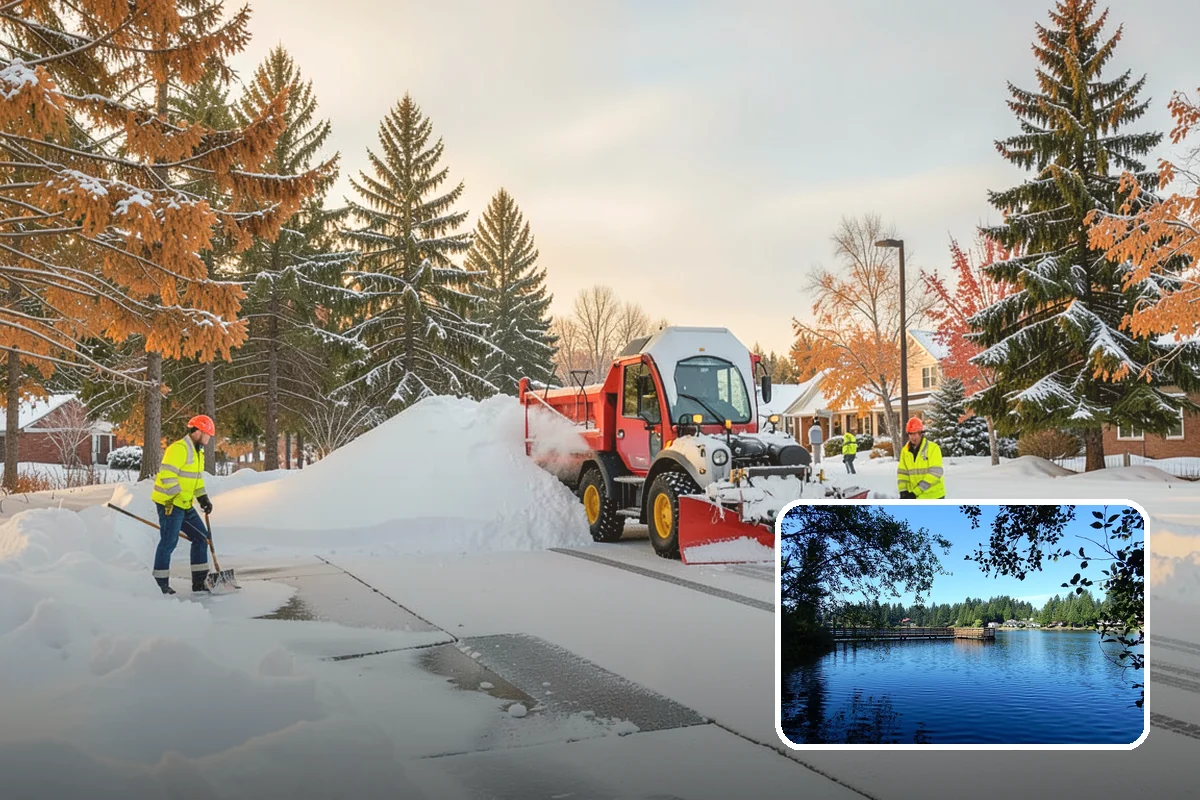 Compact Equipment Snow Removal in Federal Way, King County, WA - Access to gated and enclosed spaces