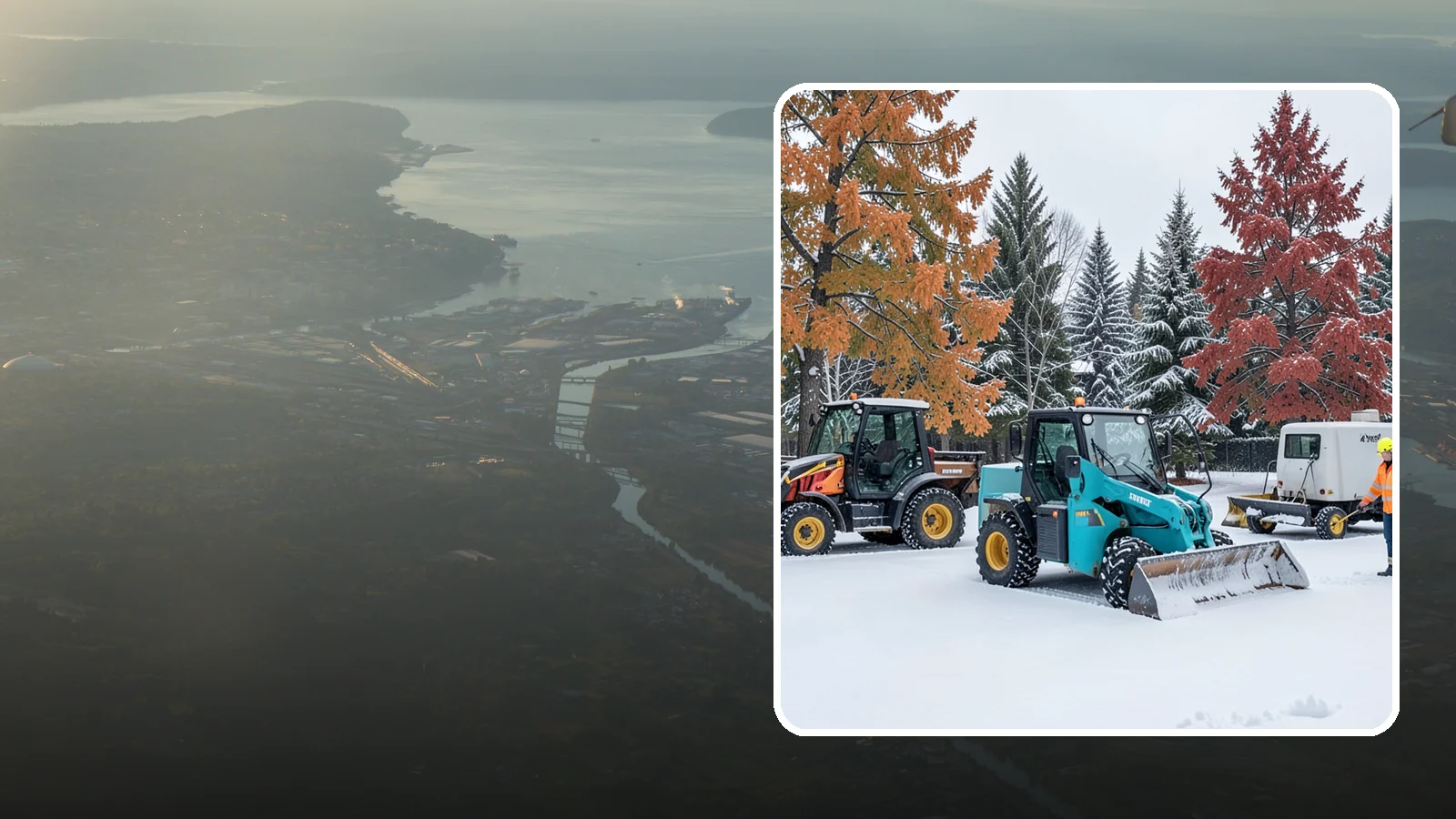 Compact Equipment Snow Removal in Fife, Pierce County, WA - Our compact machines clear courtyards, plazas, and gated areas where full-size equipment simply cannot fit.