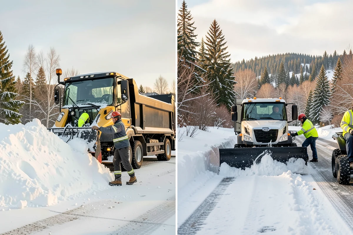 Compact Equipment Snow Removal in Hunts Point, King County, WA - Assess access points and surface sensitivity