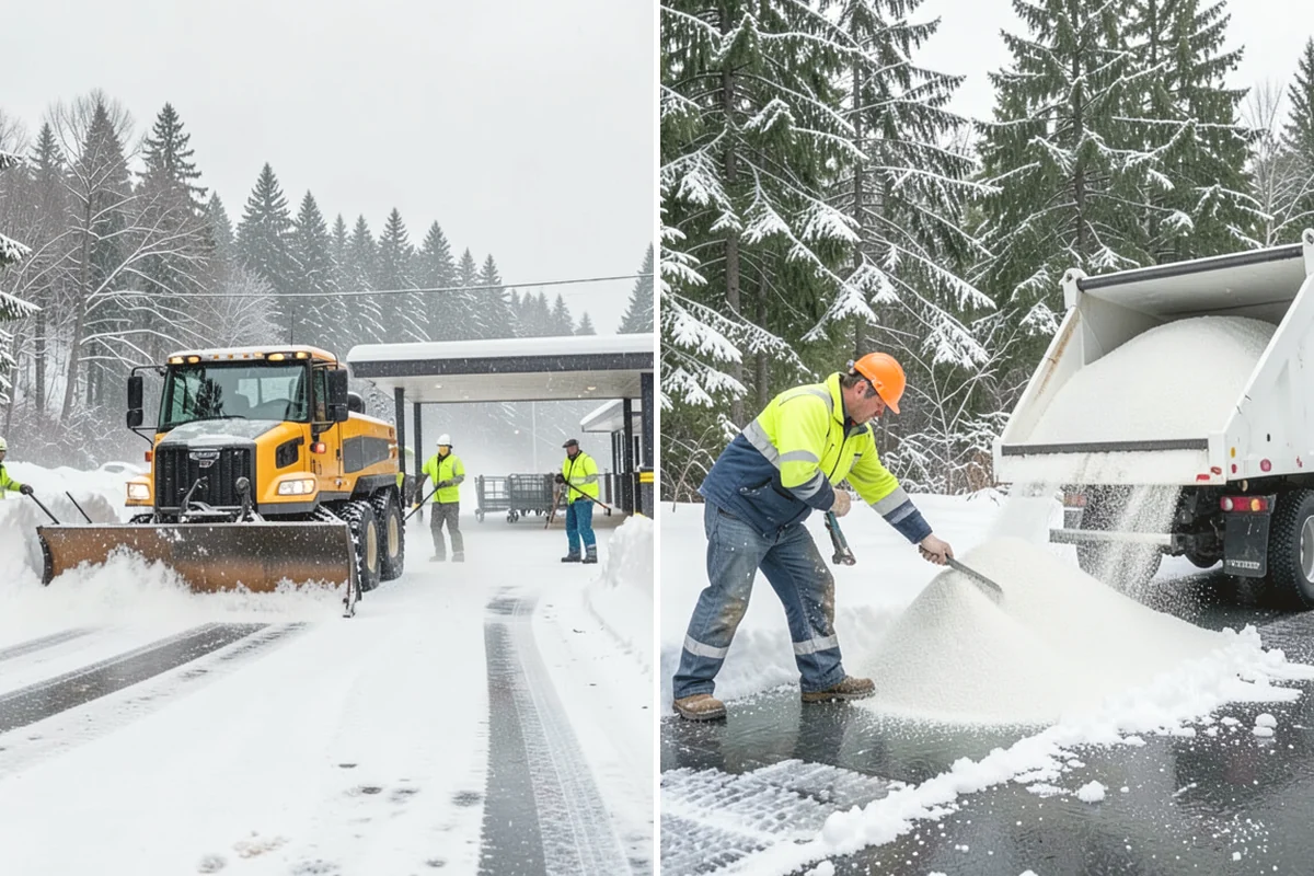 Compact Equipment Snow Removal in Issaquah, King County, WA - Assess access points and surface sensitivity
