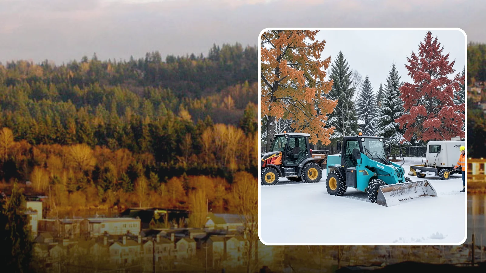 Compact Equipment Snow Removal in Kenmore, King County, WA - Our compact machines clear courtyards, plazas, and gated areas where full-size equipment simply cannot fit.