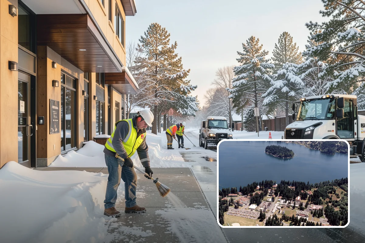 Compact Equipment Snow Removal in Lakewood, Pierce County, WA - Access to gated and enclosed spaces