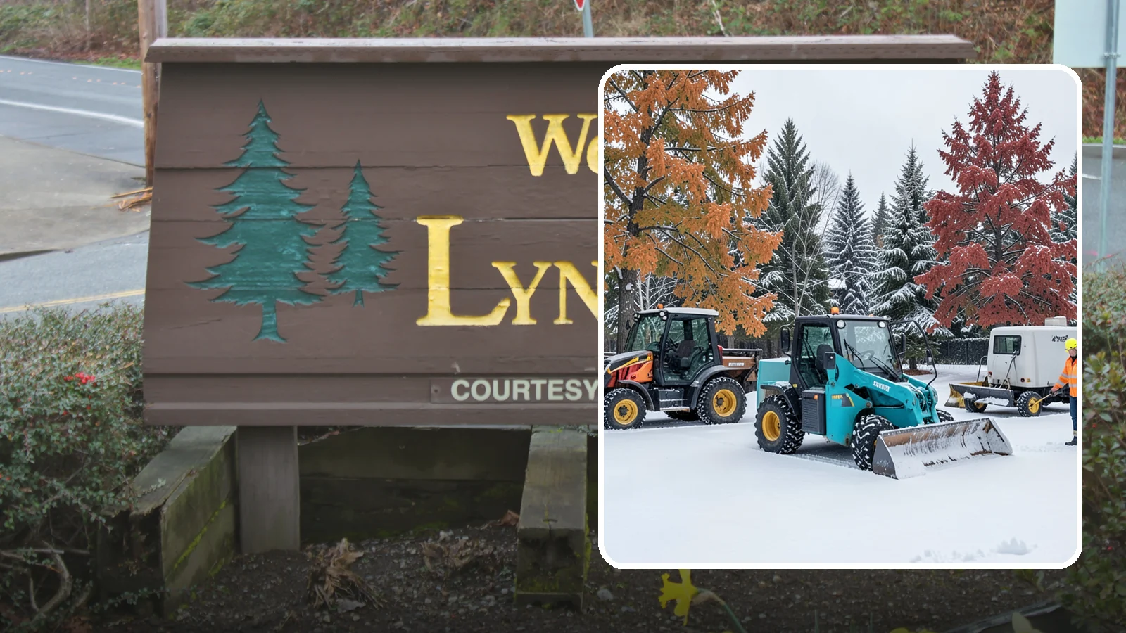 Compact Equipment Snow Removal in Lynnwood, Snohomish County, WA - Our compact machines clear courtyards, plazas, and gated areas where full-size equipment simply cannot fit.