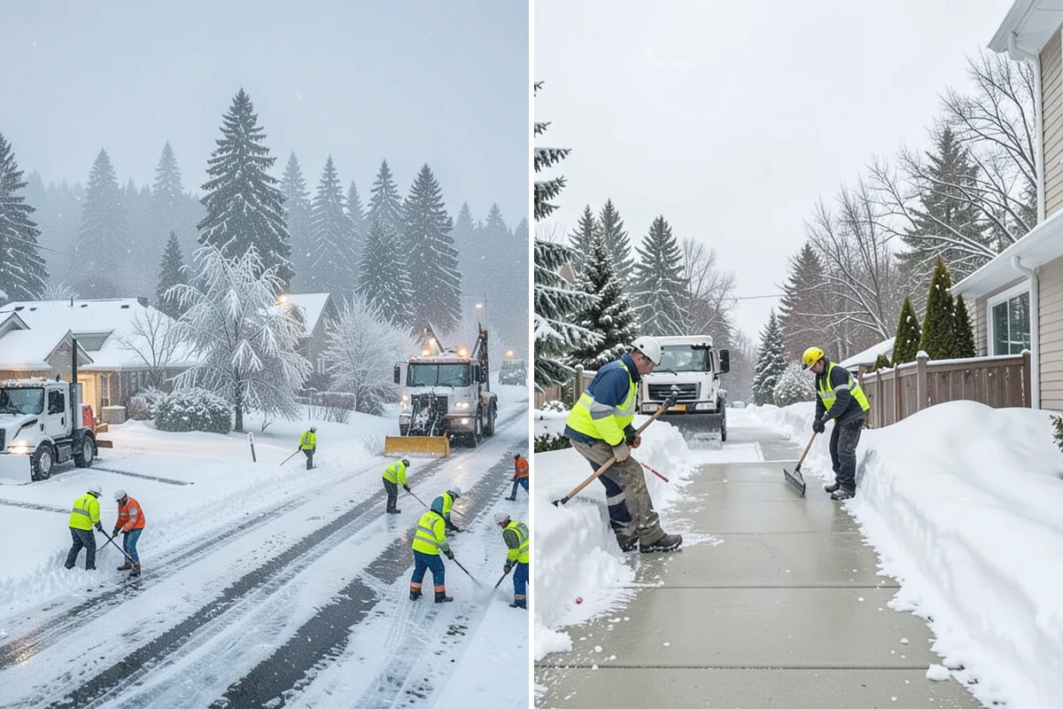 Compact Equipment Snow Removal in Marysville, Snohomish County, WA - Assess access points and surface sensitivity