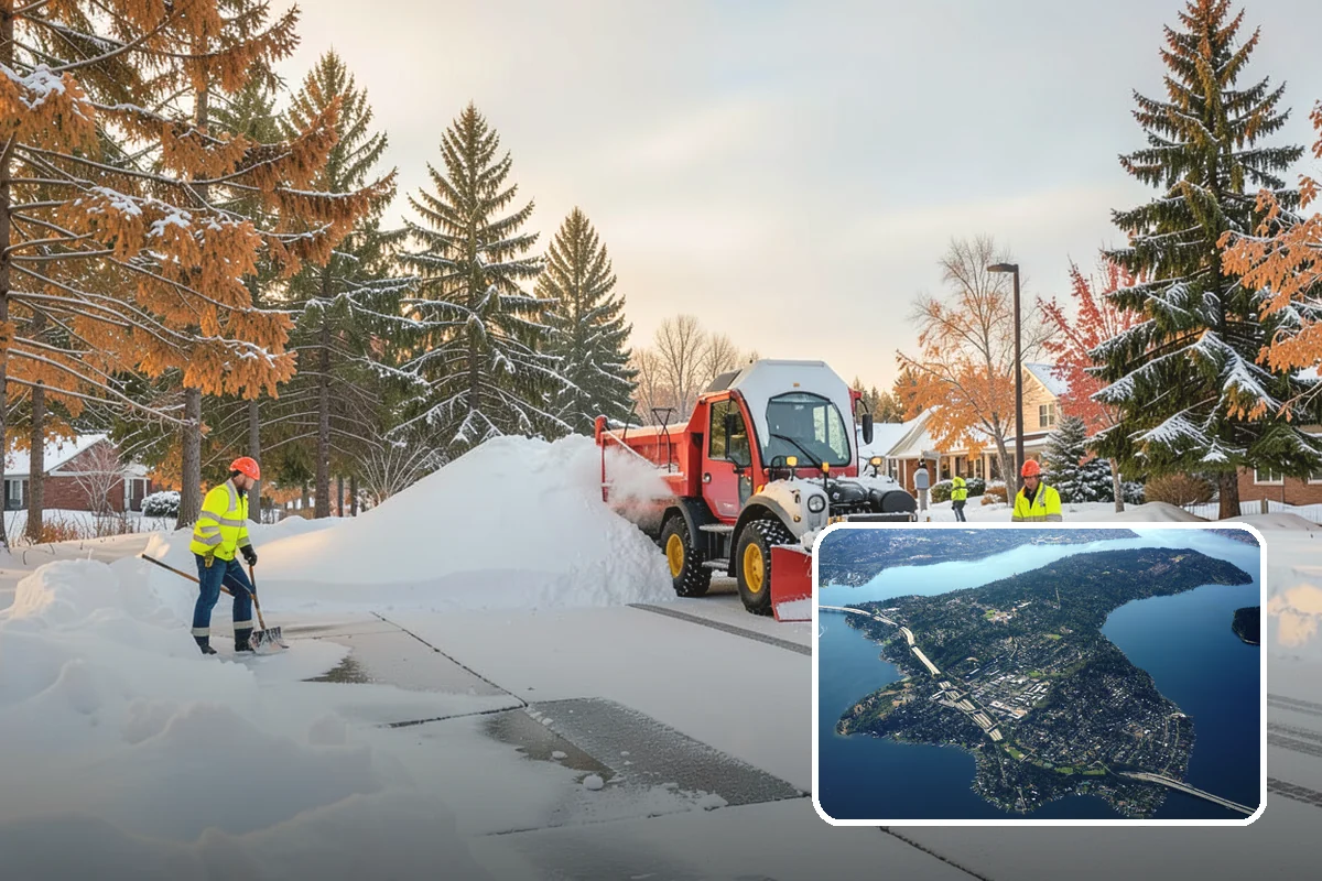 Compact Equipment Snow Removal in Mercer Island, King County, WA - Access to gated and enclosed spaces