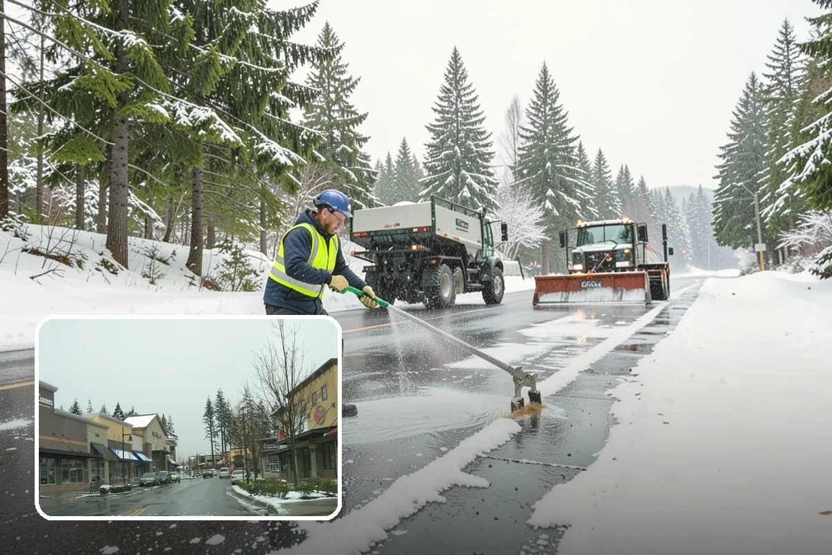 Compact Equipment Snow Removal in Mill Creek, Snohomish County, WA - Access to gated and enclosed spaces