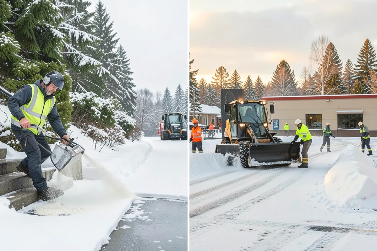 Compact Equipment Snow Removal in Mill Creek, Snohomish County, WA - Assess access points and surface sensitivity