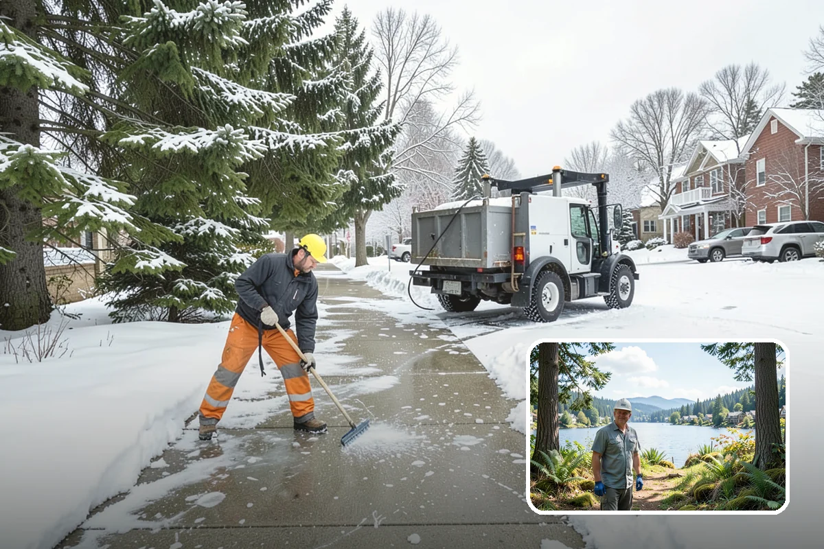 Compact Equipment Snow Removal in Milton, King County, WA - Access to gated and enclosed spaces