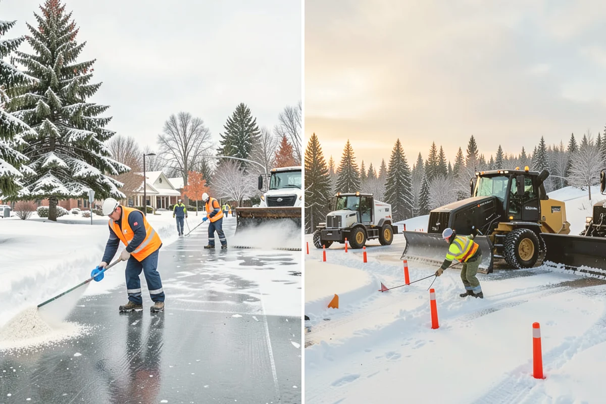 Compact Equipment Snow Removal in Milton, King County, WA - Assess access points and surface sensitivity