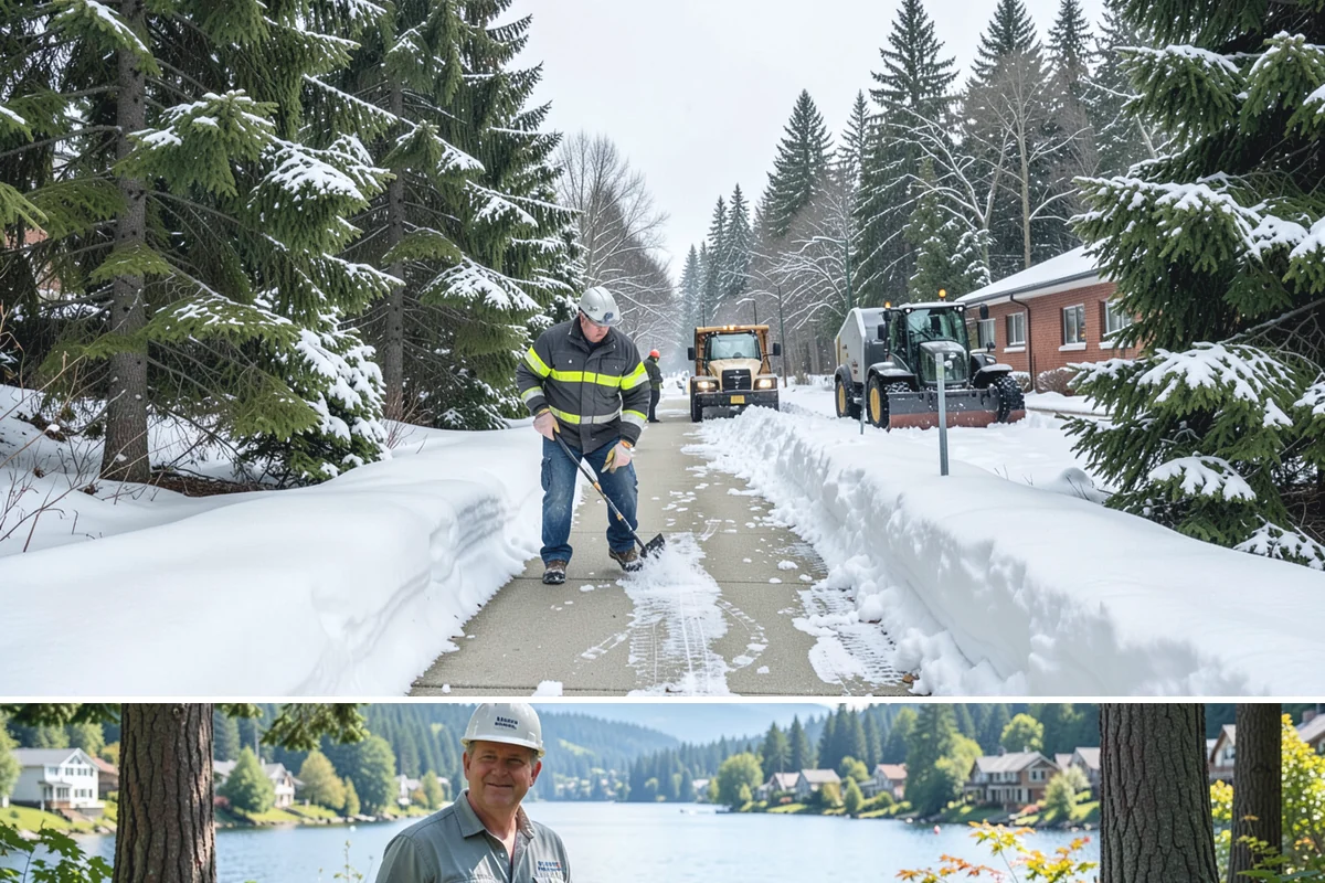 Compact Equipment Snow Removal in Milton, King County, WA - Compact equipment is most requested for enclosed spaces during peak snow from December to February.