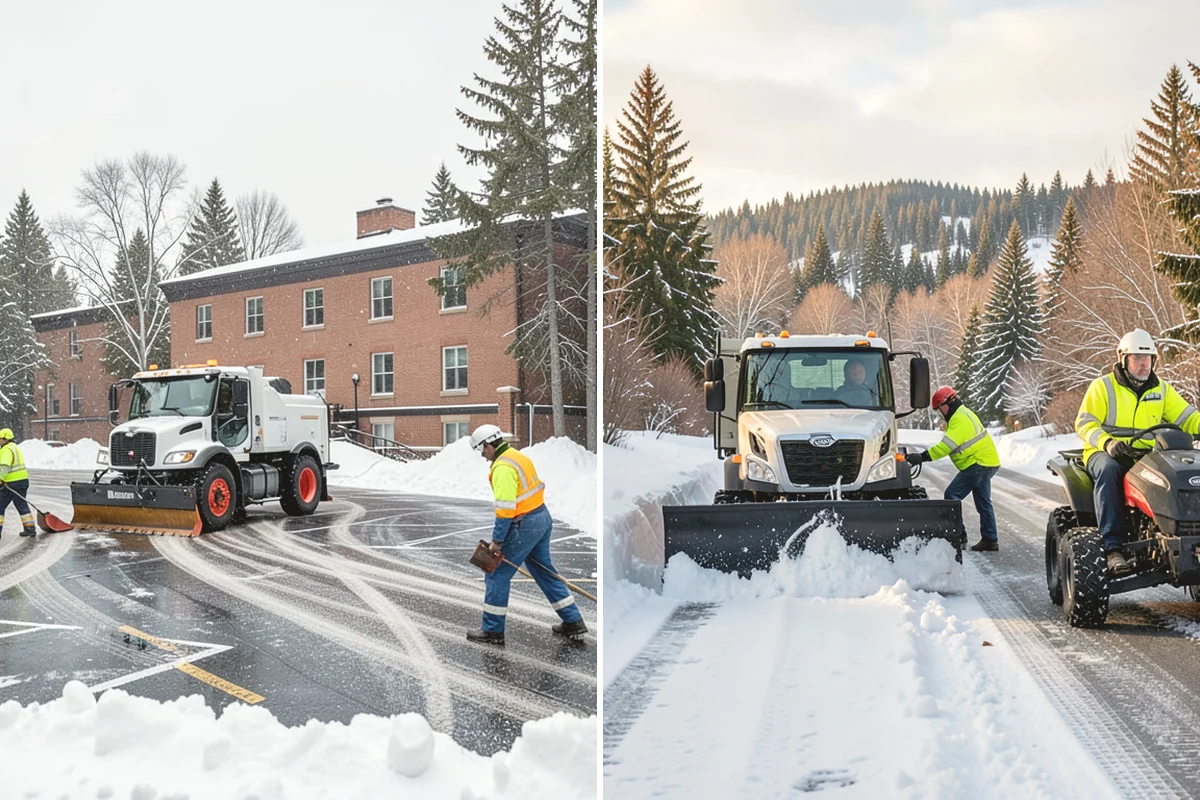 Compact Equipment Snow Removal in Monroe, Snohomish County, WA - Assess access points and surface sensitivity