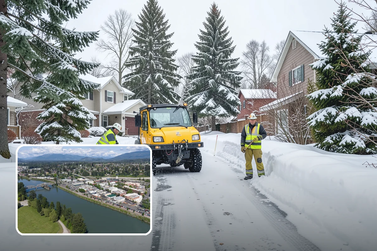Compact Equipment Snow Removal in Mount Vernon, Skagit County, WA - Access to gated and enclosed spaces