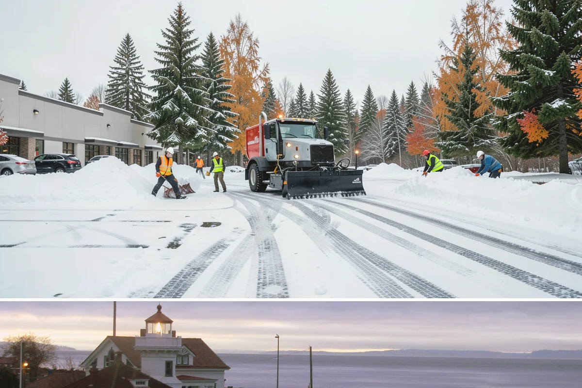 Compact Equipment Snow Removal in Mukilteo, Snohomish County, WA - Compact equipment is most requested for enclosed spaces during peak snow from December to February.