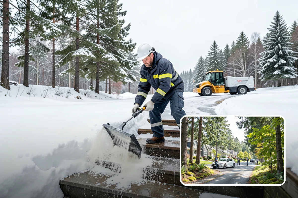 Compact Equipment Snow Removal in Normandy Park, King County, WA - Access to gated and enclosed spaces