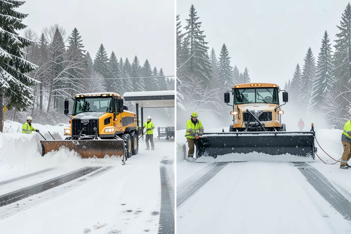 Compact Equipment Snow Removal in Normandy Park, King County, WA - Assess access points and surface sensitivity