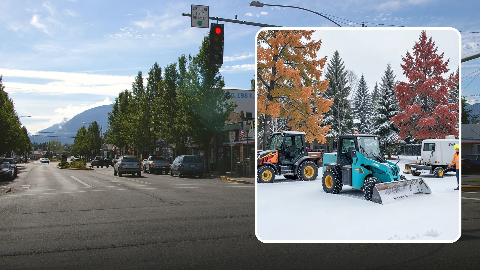 Compact Equipment Snow Removal in North Bend, King County, WA - Our compact machines clear courtyards, plazas, and gated areas where full-size equipment simply cannot fit.