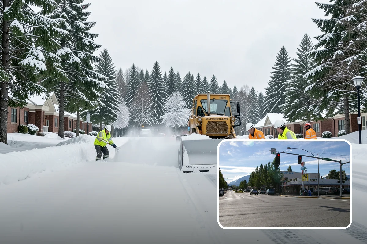 Compact Equipment Snow Removal in North Bend, King County, WA - Access to gated and enclosed spaces