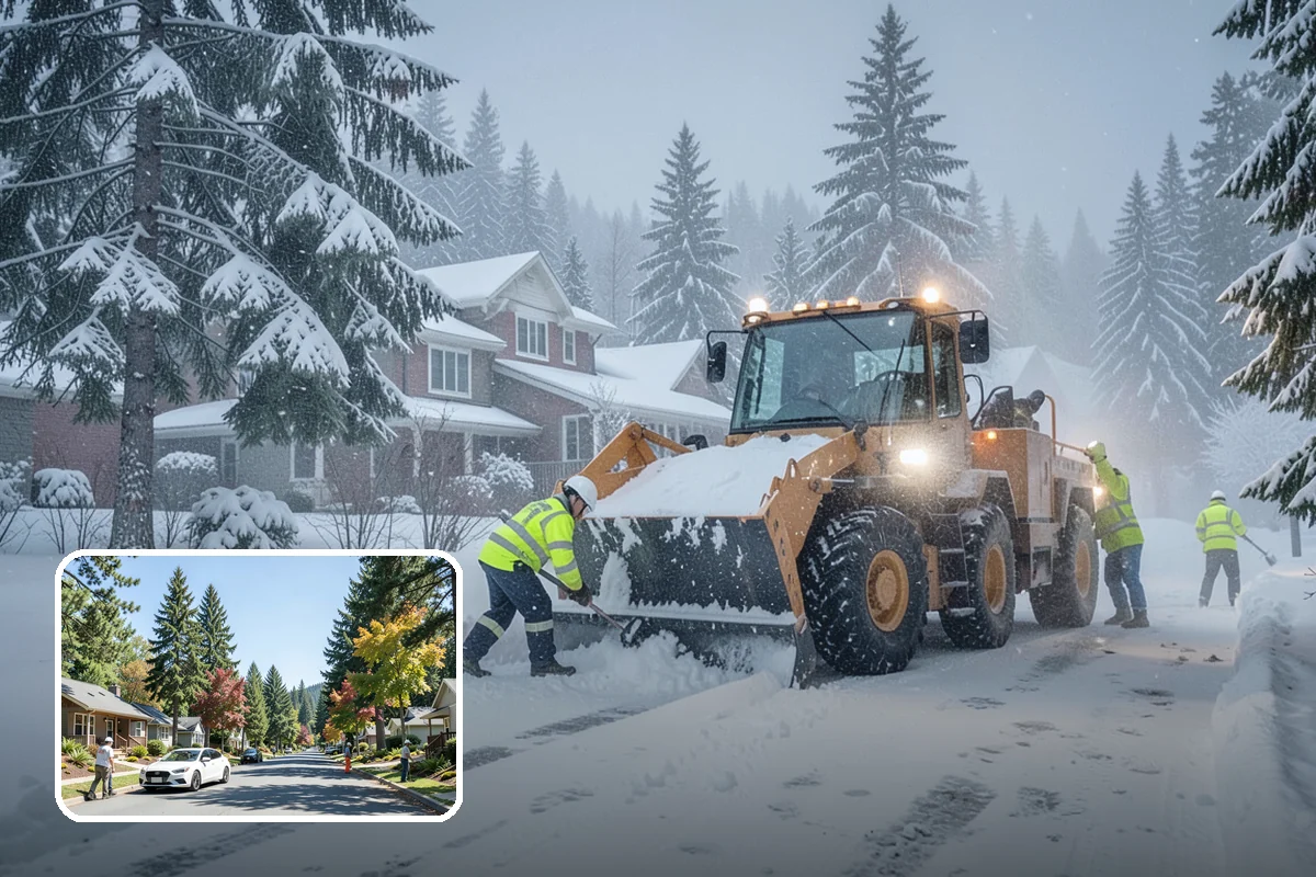 Compact Equipment Snow Removal in Orting, Pierce County, WA - Access to gated and enclosed spaces