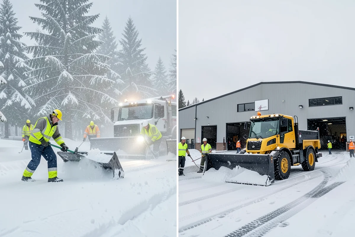 Compact Equipment Snow Removal in Pacific, King County, WA - Assess access points and surface sensitivity