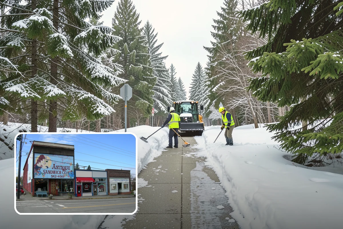 Compact Equipment Snow Removal in Ruston, Pierce County, WA - Access to gated and enclosed spaces