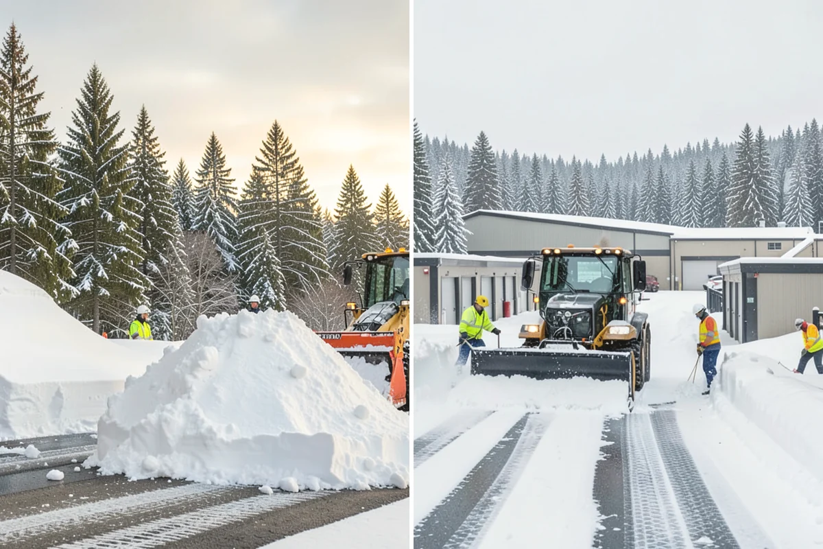 Compact Equipment Snow Removal in Ruston, Pierce County, WA - Assess access points and surface sensitivity