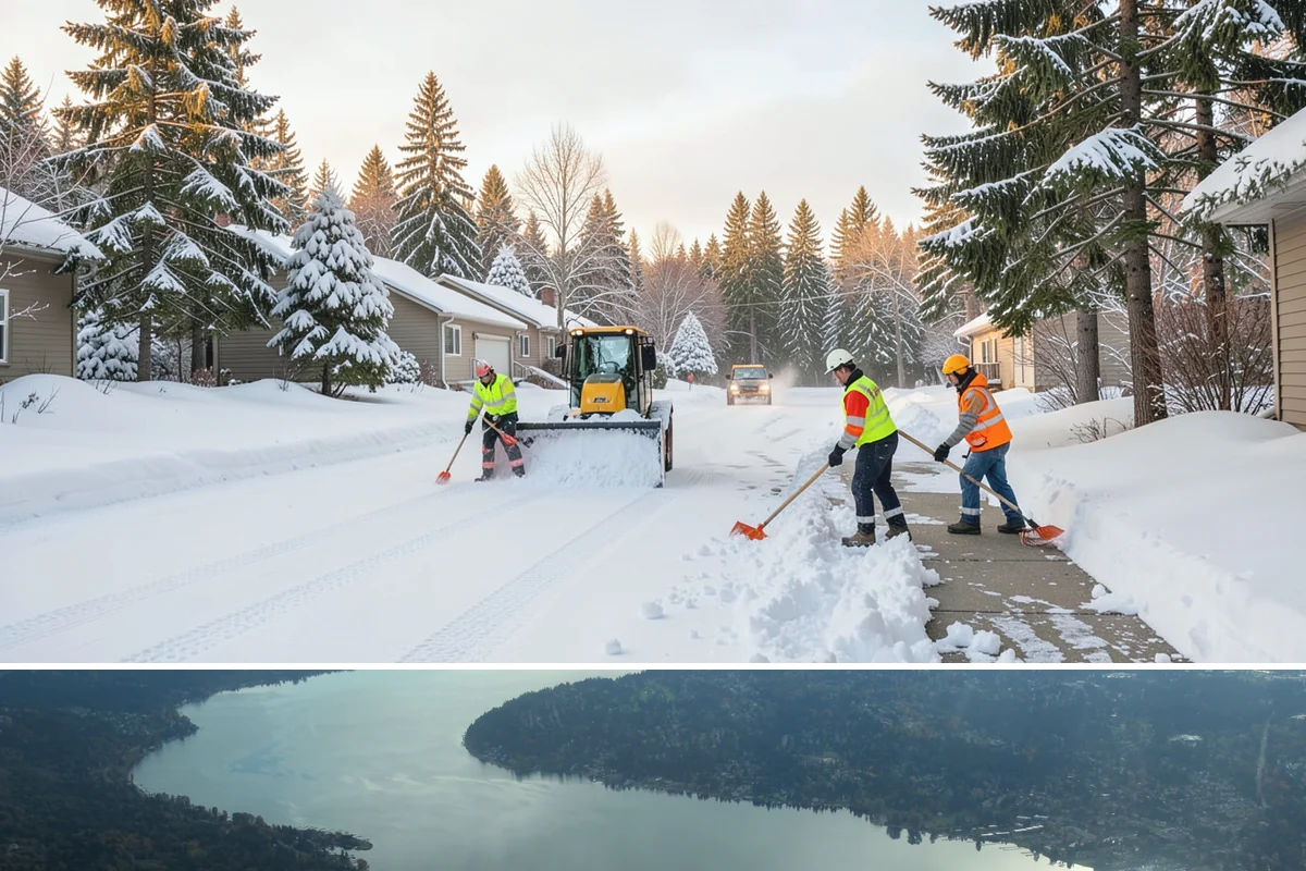 Compact Equipment Snow Removal in Sammamish, King County, WA - Compact equipment is most requested for enclosed spaces during peak snow from December to February.