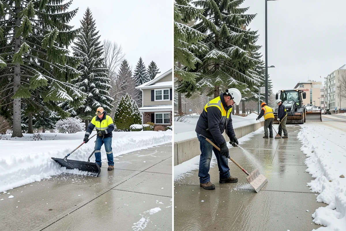 Compact Equipment Snow Removal in Sedro-Woolley, Skagit County, WA - Assess access points and surface sensitivity