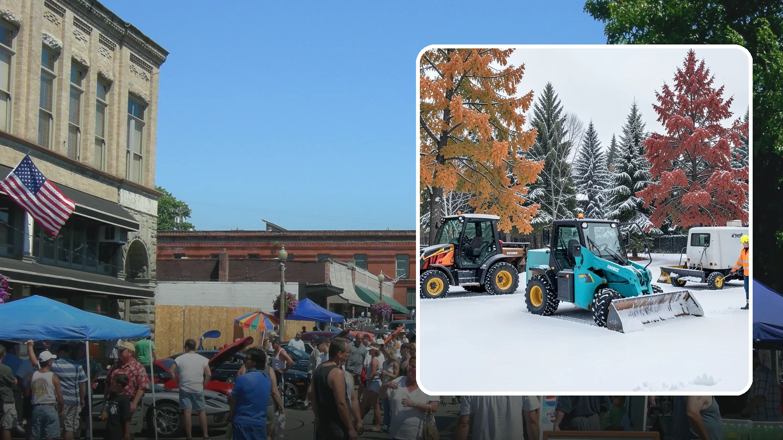 Compact Equipment Snow Removal in Snohomish, Snohomish County, WA - Our compact machines clear courtyards, plazas, and gated areas where full-size equipment simply cannot fit.