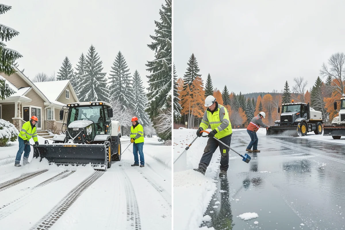 Compact Equipment Snow Removal in Stanwood, Snohomish County, WA - Assess access points and surface sensitivity