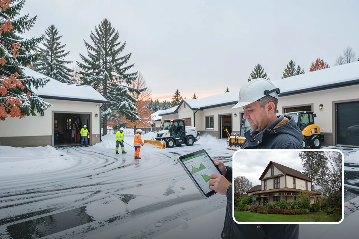 Compact Equipment Snow Removal in Sumner, Pierce County, WA - Access to gated and enclosed spaces