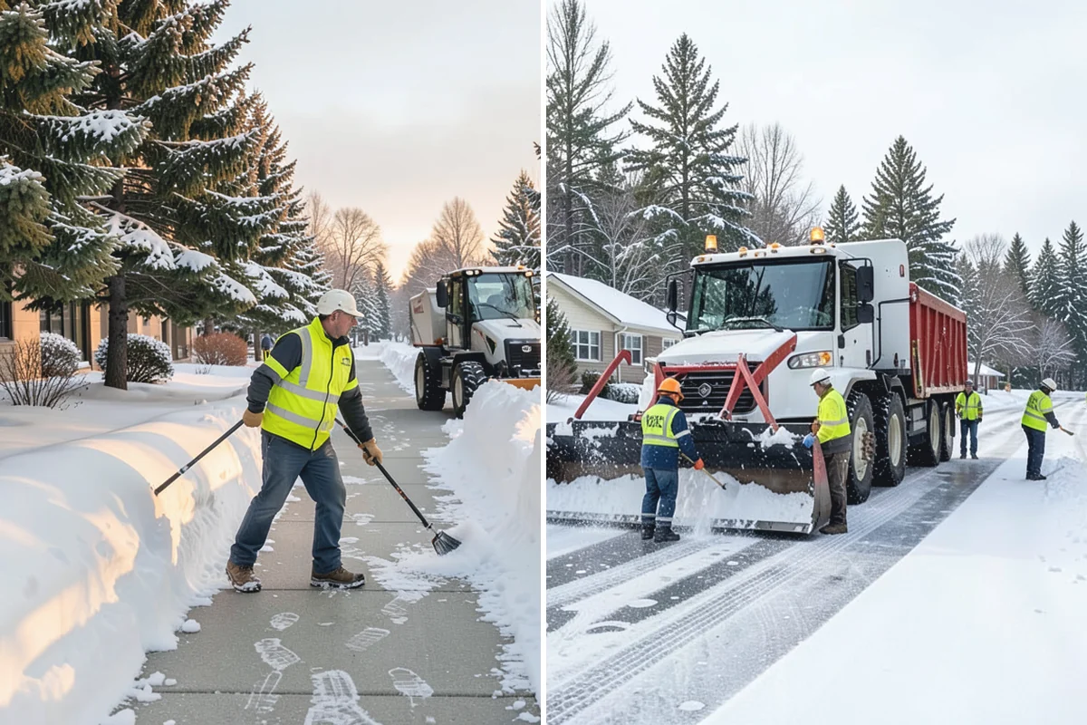 Compact Equipment Snow Removal in Sumner, Pierce County, WA - Assess access points and surface sensitivity
