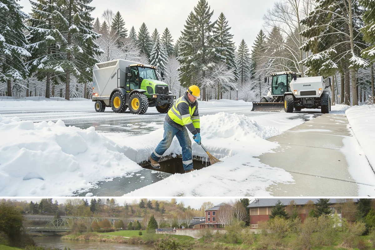 Compact Equipment Snow Removal in Tukwila, King County, WA - Compact equipment is most requested for enclosed spaces during peak snow from December to February.