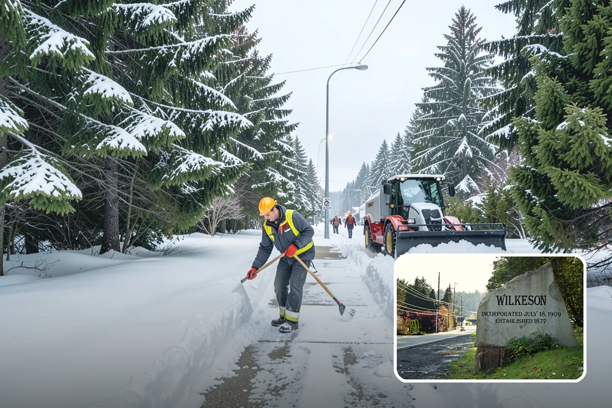 Compact Equipment Snow Removal in Wilkeson, Pierce County, WA - Access to gated and enclosed spaces
