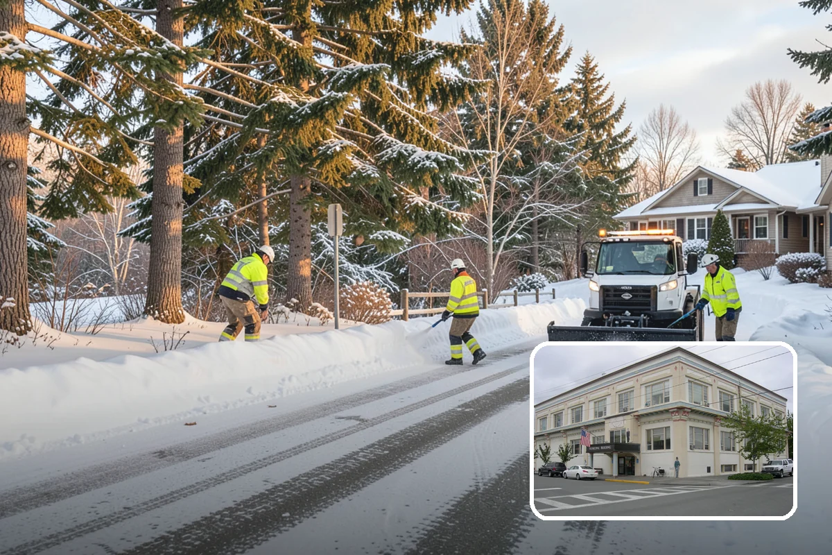 Concrete Driveway Deicing in Anacortes, Skagit County, WA - Clears ice while protecting concrete from scaling and spalling
