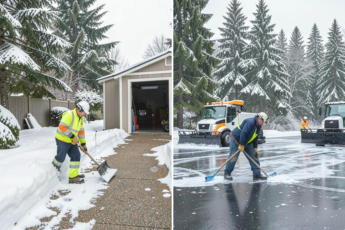 Concrete Driveway Deicing in Anacortes, Skagit County, WA - Identify the concrete age and finish before choosing a product