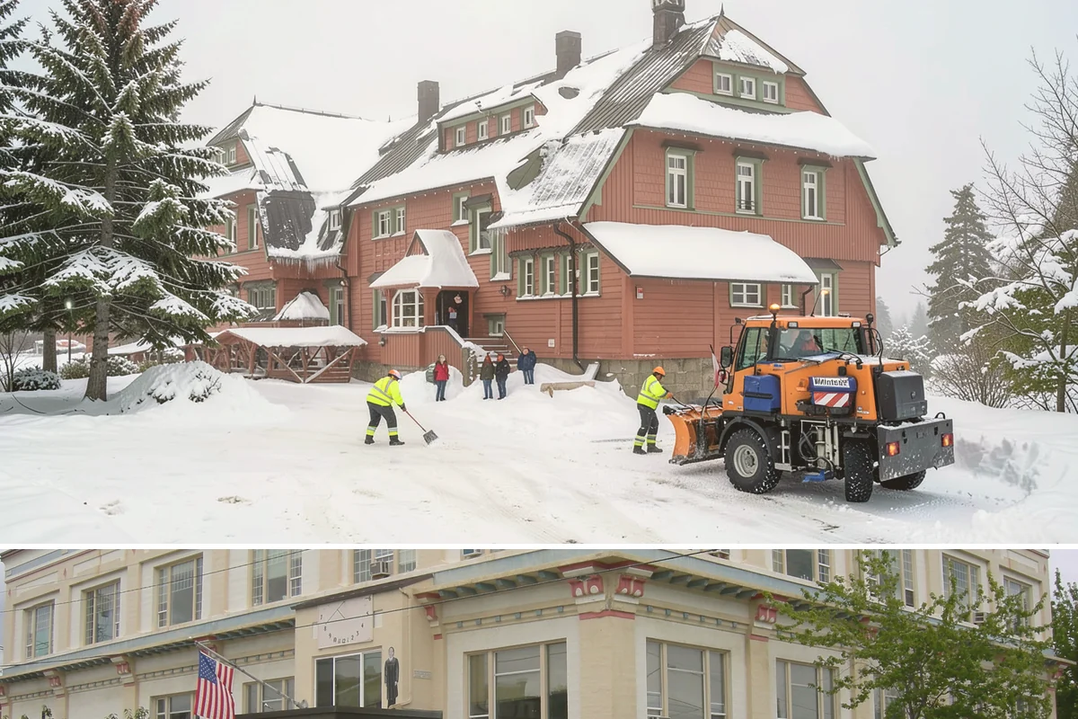 Concrete Driveway Deicing in Anacortes, Skagit County, WA - Apply concrete-safe deicing at the onset of each freeze to prevent the ice bond, typically December through February in the...
