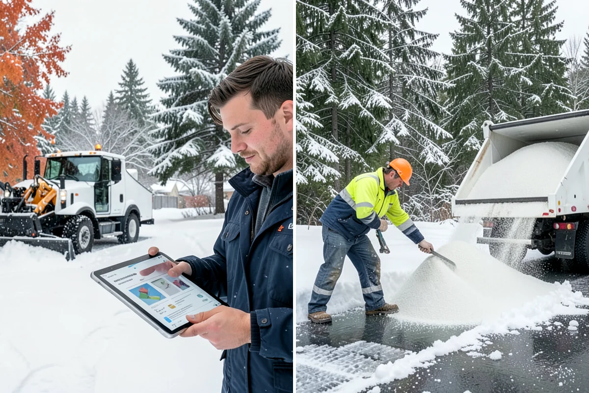 Concrete Driveway Deicing in Arlington, Snohomish County, WA - Identify the concrete age and finish before choosing a product