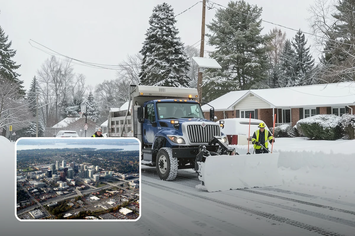 Concrete Driveway Deicing in Bellevue, King County, WA - Clears ice while protecting concrete from scaling and spalling