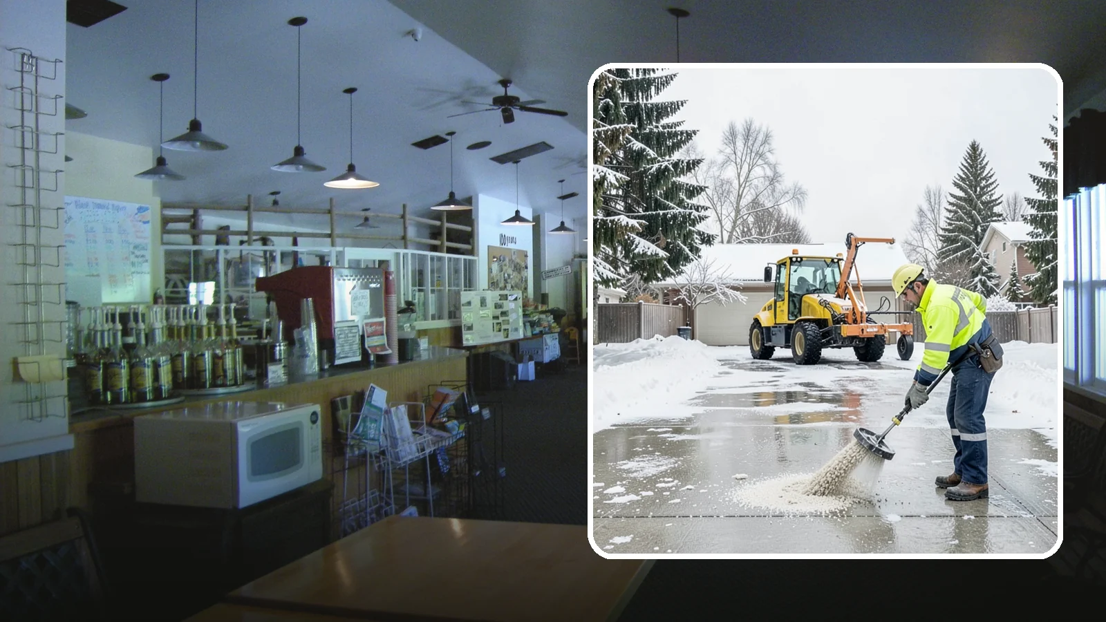 Concrete Driveway Deicing in Black Diamond, King County, WA - Concrete-safe deicing that clears ice from driveways without the surface scaling that harsh salts cause.