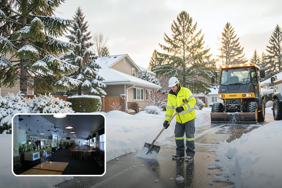 Concrete Driveway Deicing in Black Diamond, King County, WA - Clears ice while protecting concrete from scaling and spalling