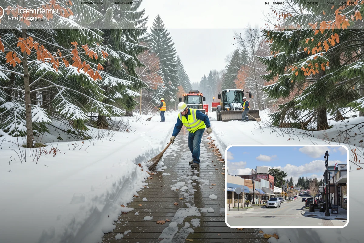 Concrete Driveway Deicing in Bothell, King County, WA - Clears ice while protecting concrete from scaling and spalling