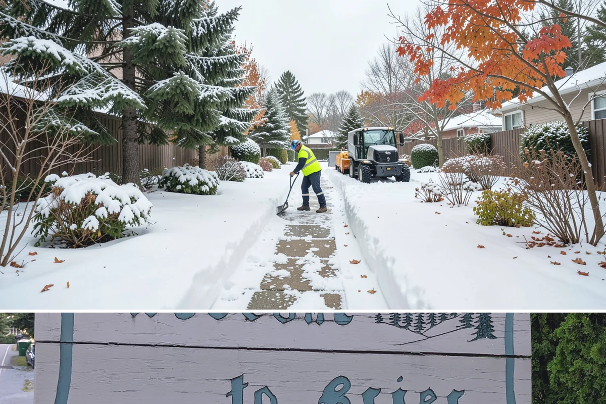 Concrete Driveway Deicing in Brier, Snohomish County, WA - Apply concrete-safe deicing at the onset of each freeze to prevent the ice bond, typically December through February in the...