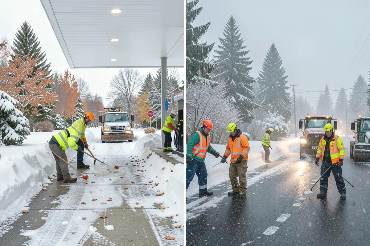 Concrete Driveway Deicing in Burlington, Skagit County, WA - Identify the concrete age and finish before choosing a product