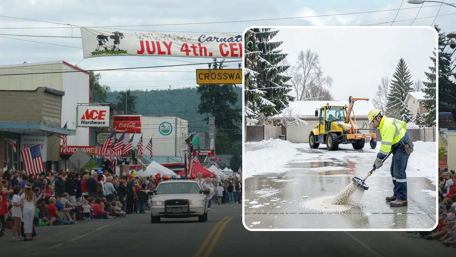 Concrete Driveway Deicing in Carnation, King County, WA - Concrete-safe deicing that clears ice from driveways without the surface scaling that harsh salts cause.