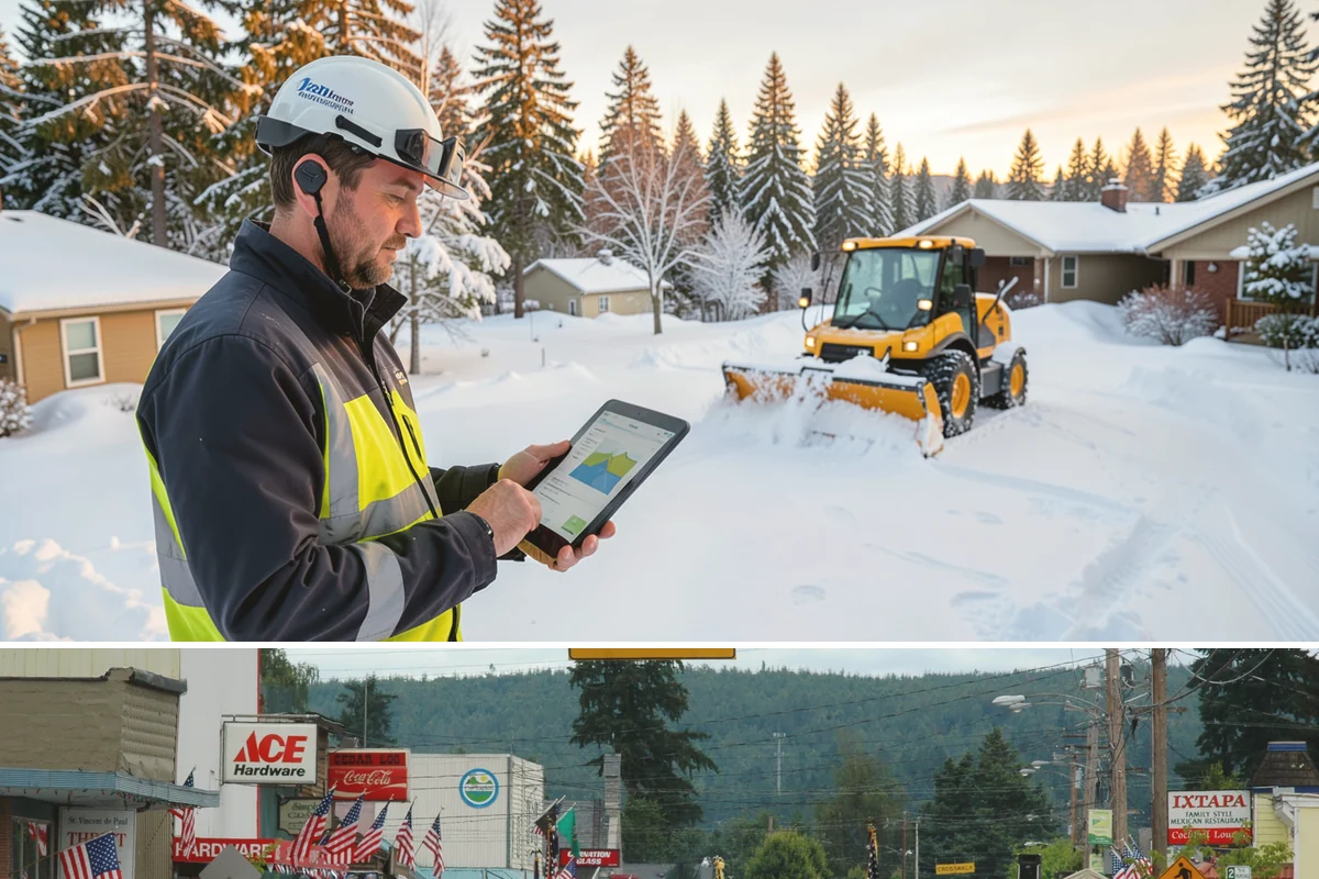 Concrete Driveway Deicing in Carnation, King County, WA - Apply concrete-safe deicing at the onset of each freeze to prevent the ice bond, typically December through February in the...