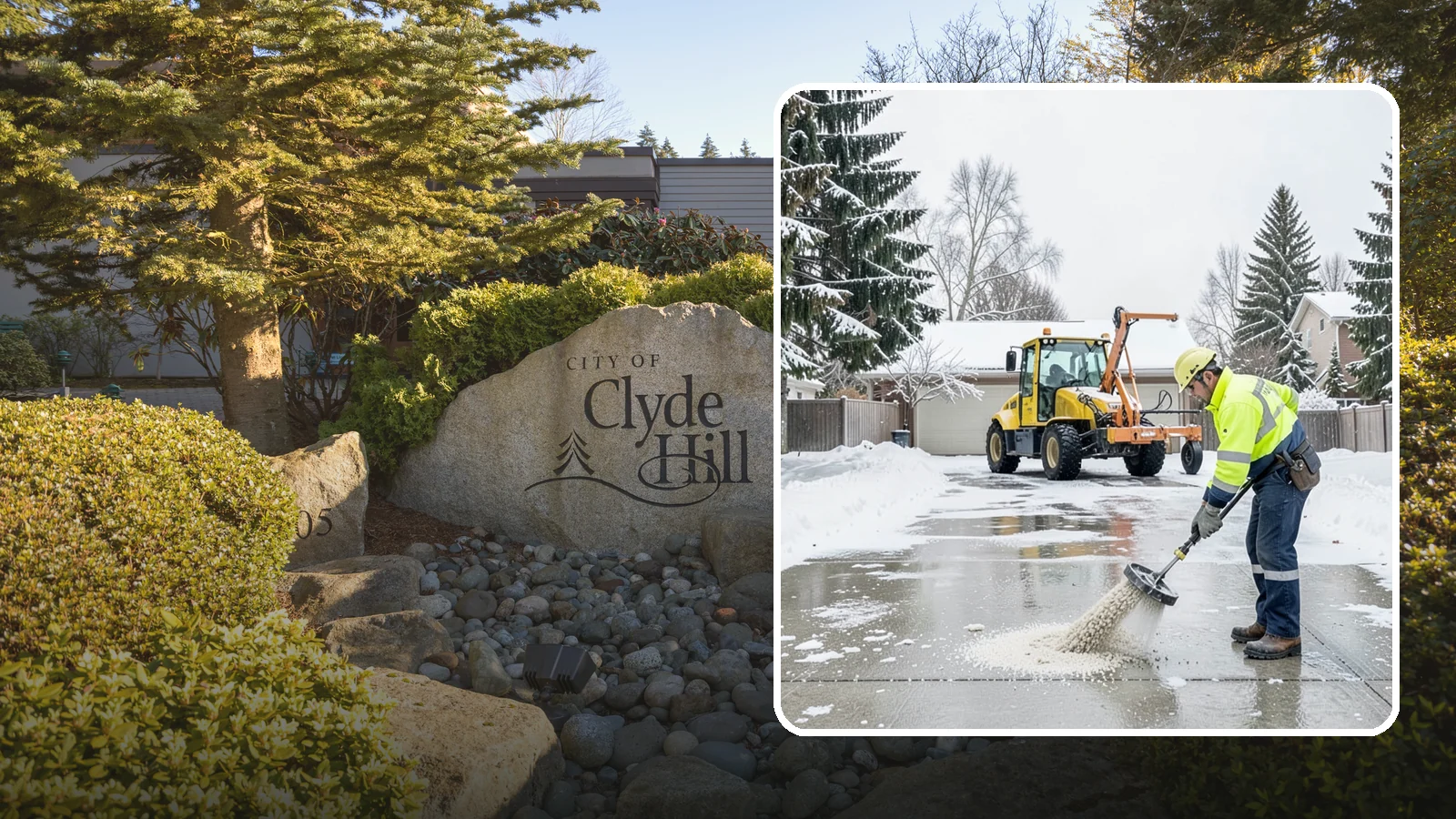 Concrete Driveway Deicing in Clyde Hill, King County, WA - Concrete-safe deicing that clears ice from driveways without the surface scaling that harsh salts cause.