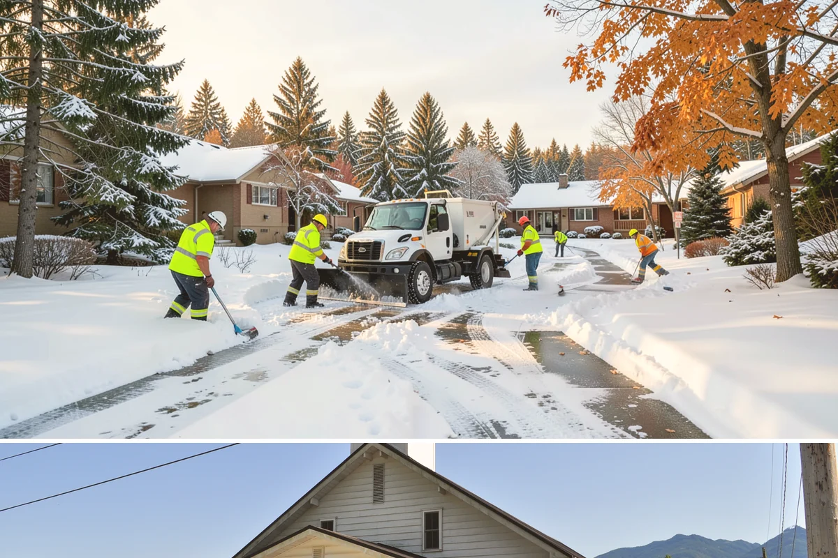 Concrete Driveway Deicing in Concrete, Skagit County, WA - Apply concrete-safe deicing at the onset of each freeze to prevent the ice bond, typically December through February in the...